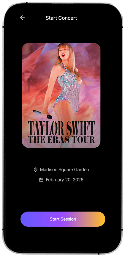 Device Connection and Event Calibration app screen 2